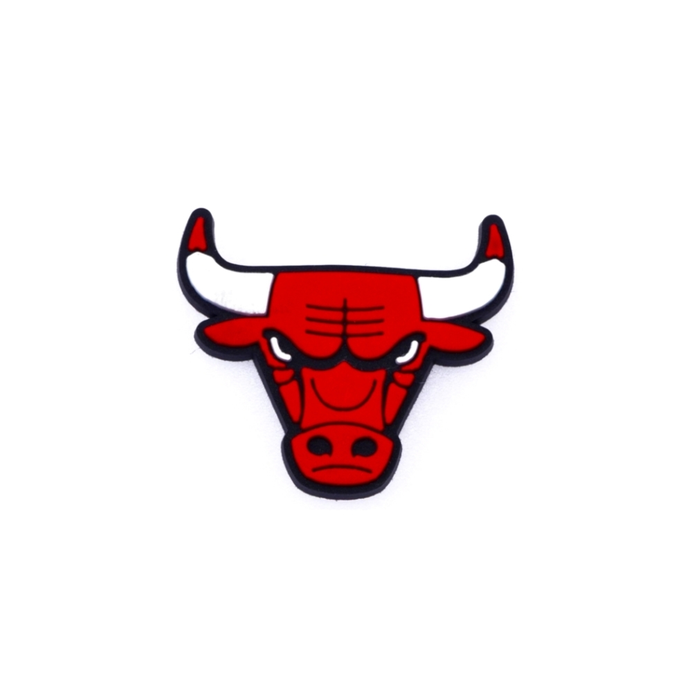 Chicago Bulls Croc Charm | Bulls Jibbitz | Bulls Shoe Charm | Bracelet Charm